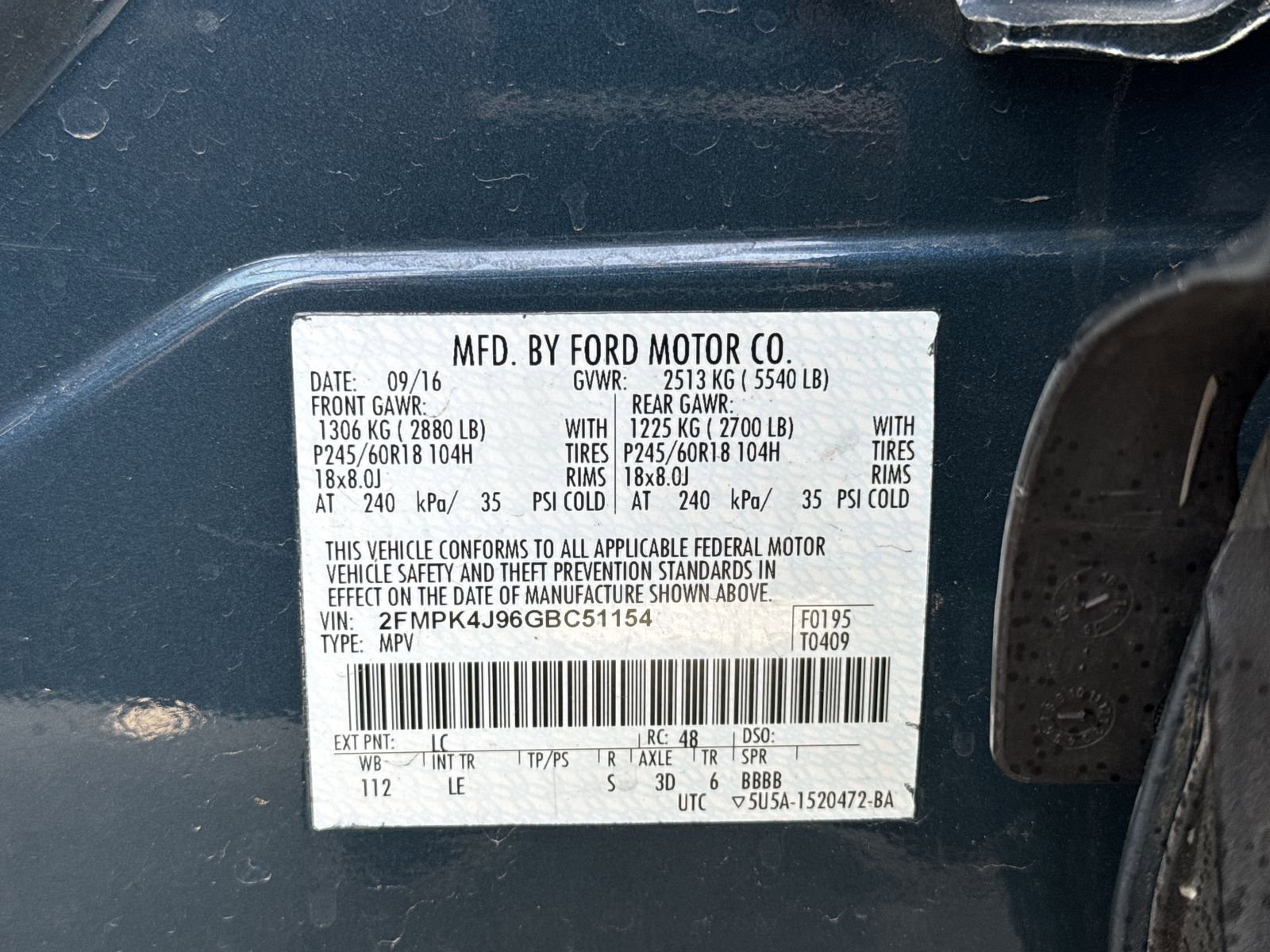 Used 2016 Ford Edge SEL w/ Equipment Group 201A AWD/4WD image 42