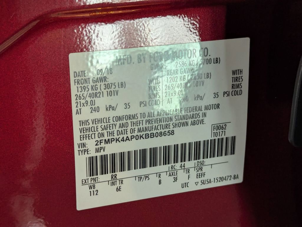 Used 2019 Ford Edge ST w/ Equipment Group 401A image 25