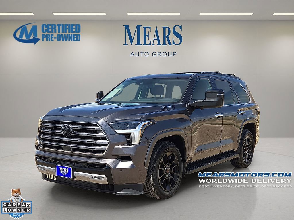 Used 2023 Toyota Sequoia Limited w/ Tow Technology Package image 1