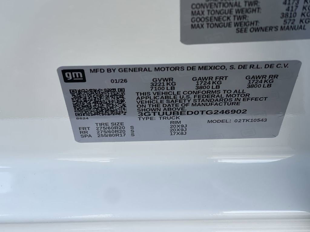 New 2026 GMC Sierra 1500 SLE AWD/4WD image 33
