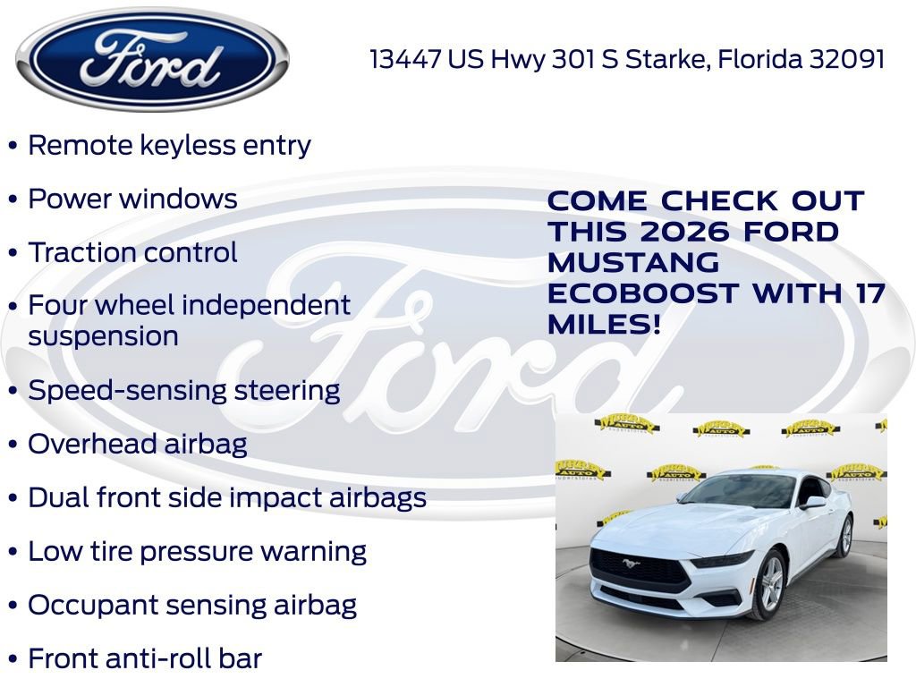 New 2026 Ford Mustang Coupe RWD image 20