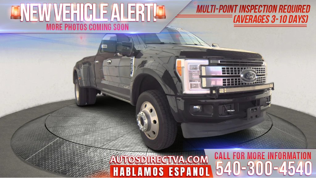 Used 2017 Ford F450 Platinum w/ Platinum Ultimate Package