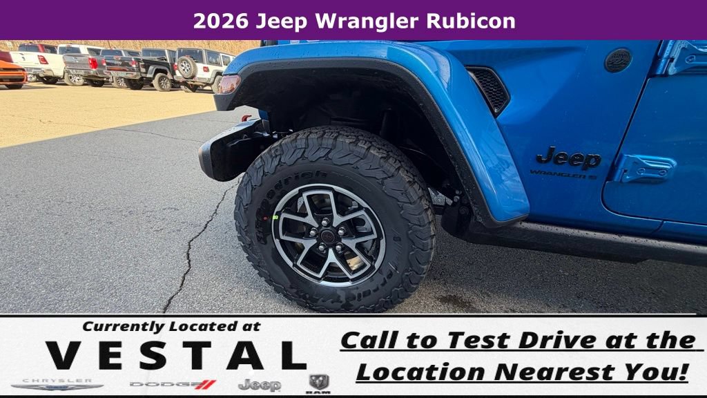 New 2026 Jeep Wrangler Unlimited Rubicon w/ Whitecap Package AWD/4WD image 48