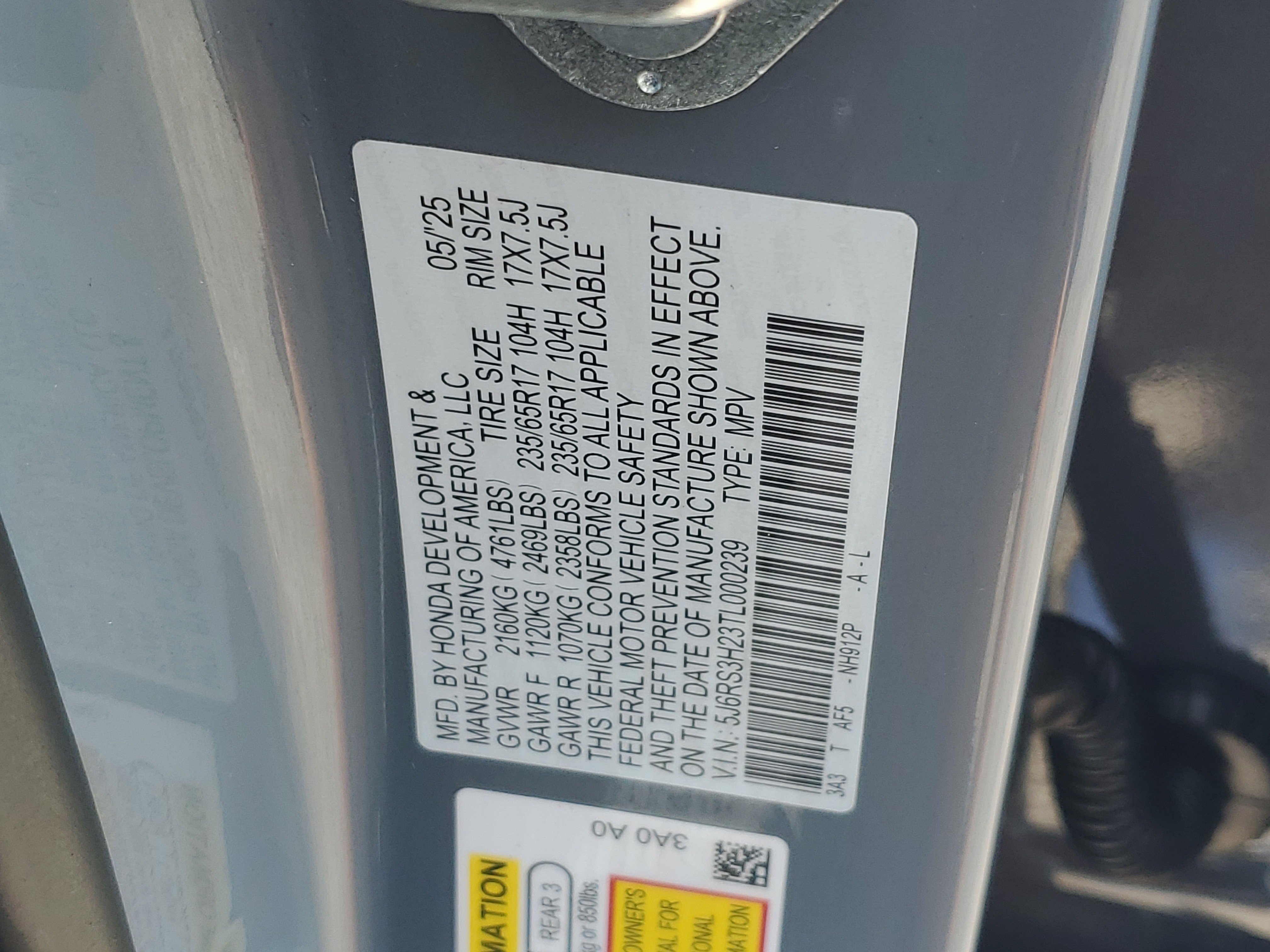 Used 2026 Honda CR-V LX image 23