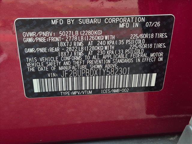 New 2026 Subaru Outback Premium AWD/4WD image 19