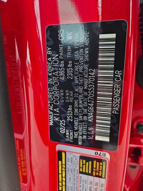 New 2025 Kia K5 GT-Line image 23