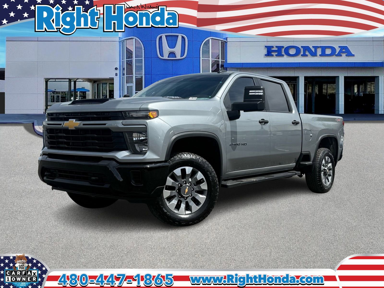 Used 2025 Chevrolet Silverado 2500 Custom w/ Custom Convenience Package AWD/4WD image 1