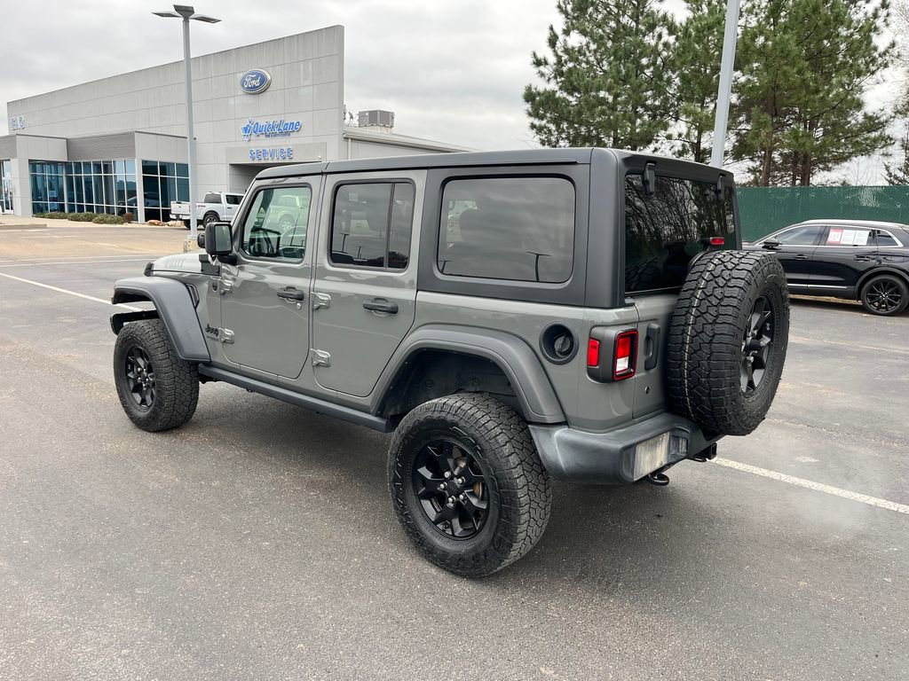 Used 2020 Jeep Wrangler Unlimited Willys image 3