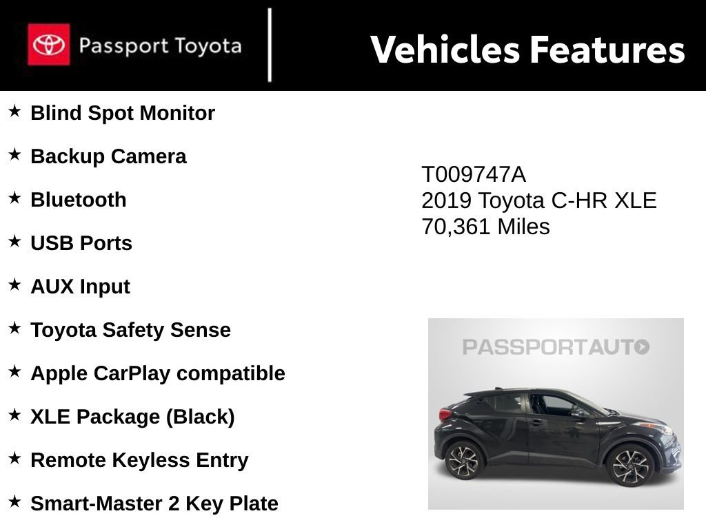 Used 2019 Toyota C-HR XLE image 4