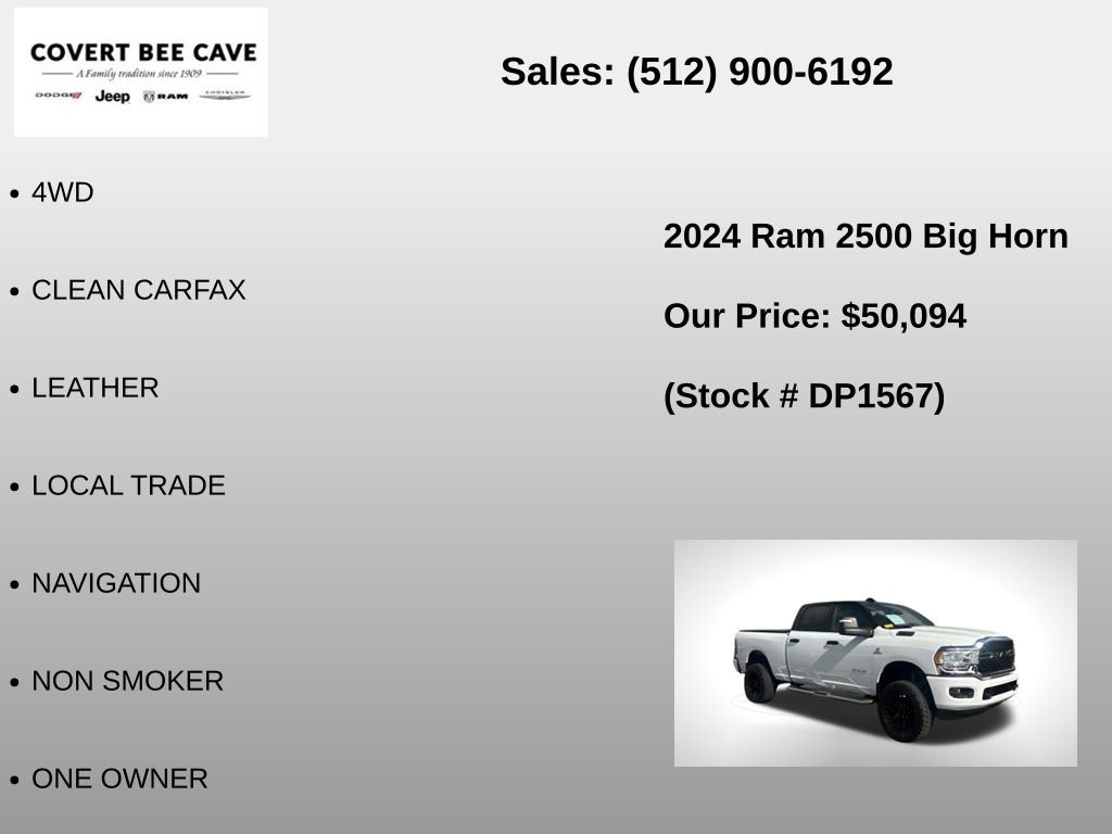 Used 2024 RAM 2500 Big Horn w/ Off Road Package image 6