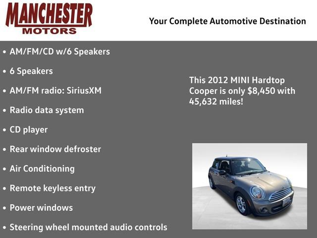Used 2012 MINI Cooper Hardtop FWD image 2
