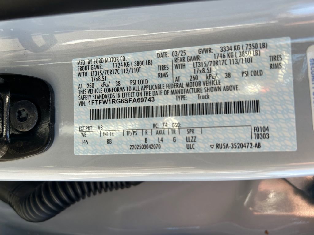 Used 2025 Ford F150 Raptor AWD/4WD image 35