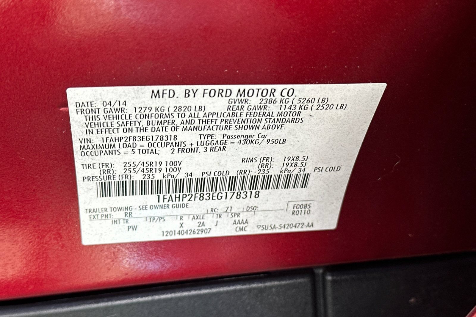 Used 2014 Ford Taurus Limited FWD image 32