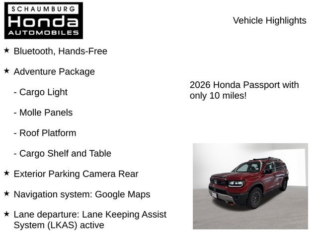 New 2026 Honda Passport TrailSport image 8