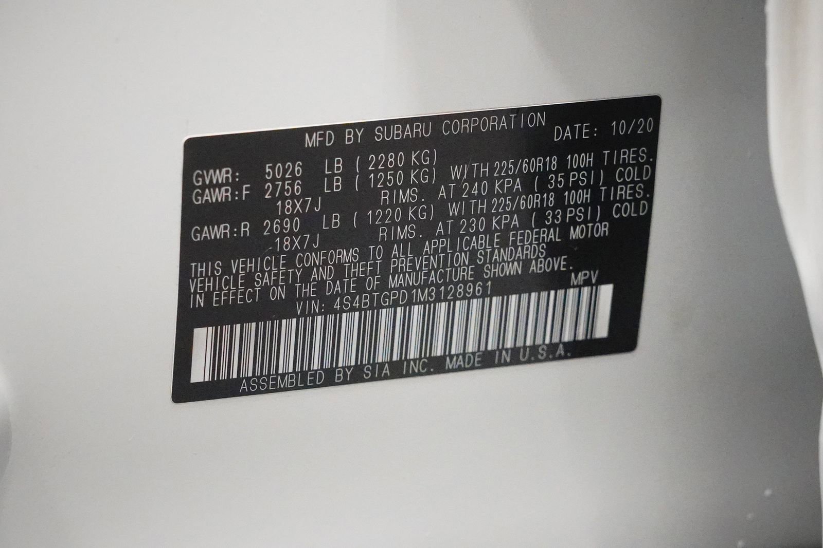 Used 2021 Subaru Outback Touring XT image 34