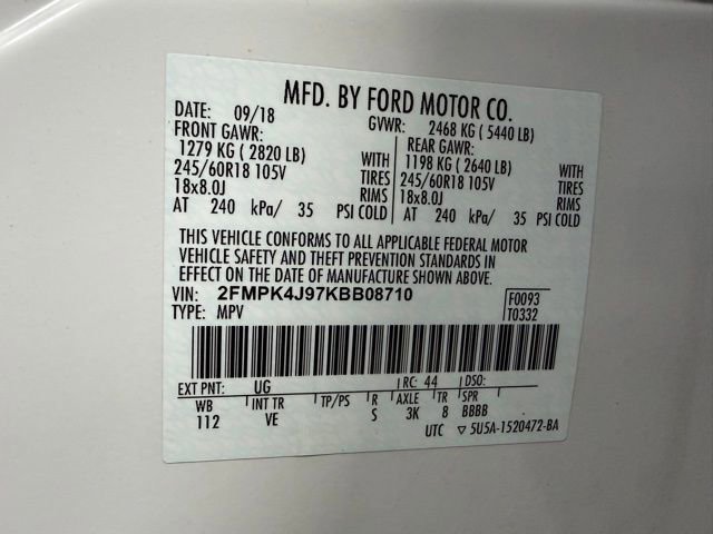 Used 2019 Ford Edge SEL w/ Equipment Group 201A AWD/4WD image 29