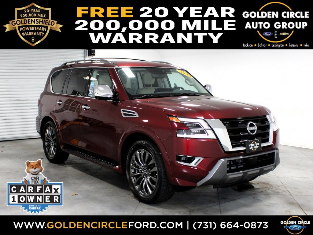 Used 2024 Nissan Armada Platinum w/ Captain's Chairs Package