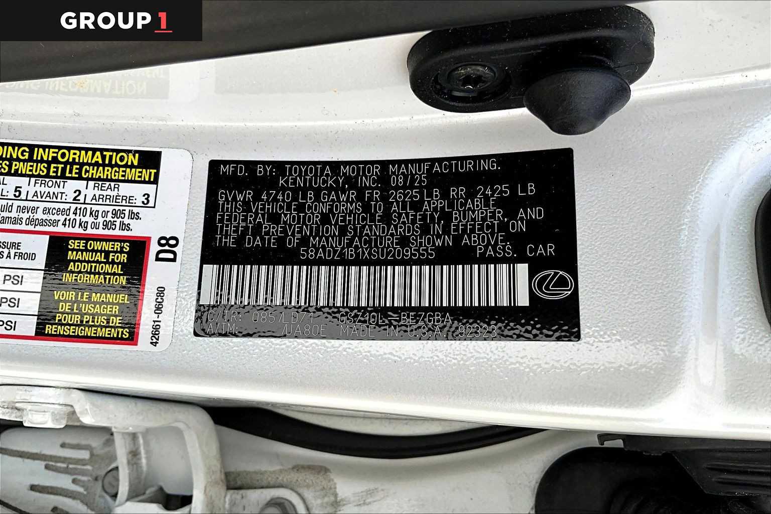 Used 2025 Lexus ES 350 w/ Premium Package image 34