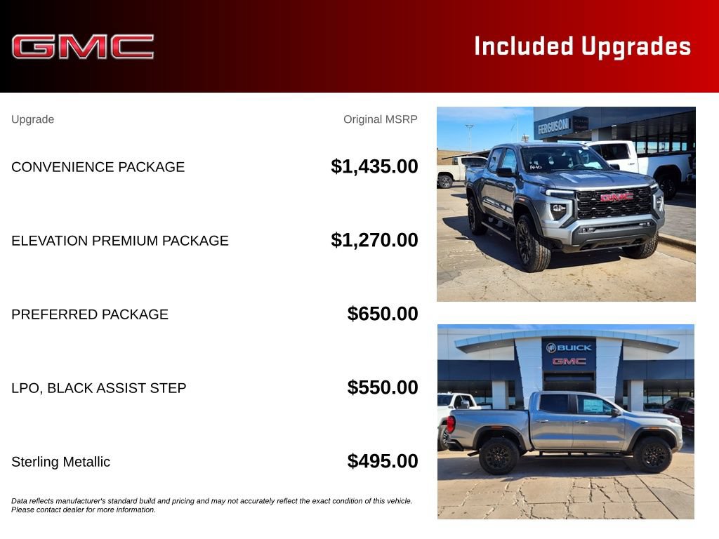 New 2026 GMC Canyon Elevation w/ Convenience Package AWD/4WD image 11