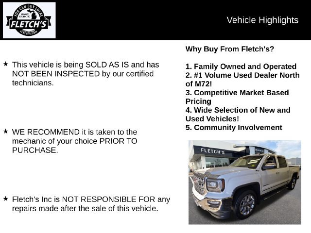 Used 2016 GMC Sierra 1500 SLT w/ SLT Premium Package AWD/4WD image 2