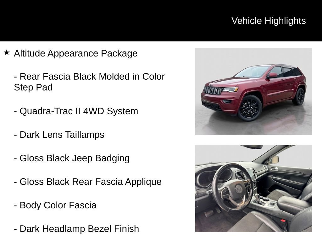 Used 2022 Jeep Grand Cherokee Altitude AWD/4WD image 11