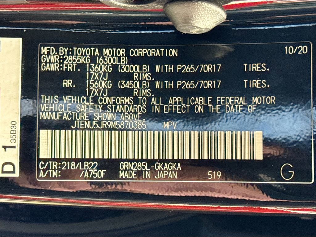 Used 2021 Toyota 4Runner SR5 Premium w/ Moonroof Package image 27