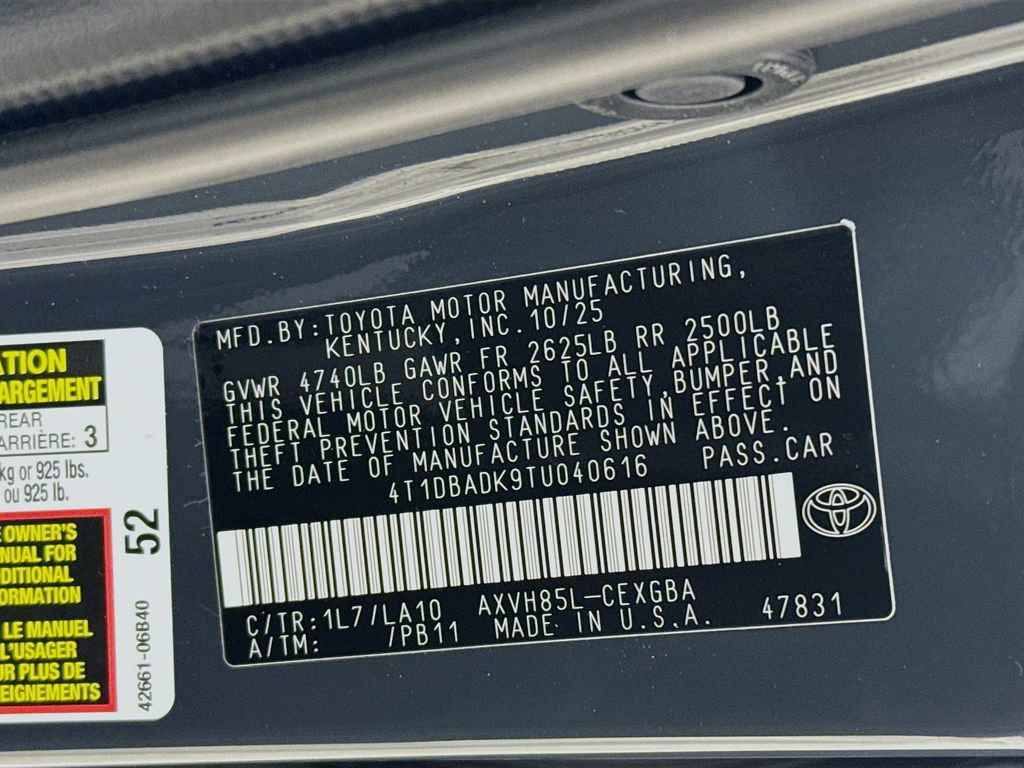 New 2026 Toyota Camry XLE w/ Premium Package AWD/4WD image 35