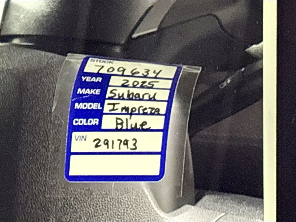 Certified 2025 Subaru Impreza 2.0i AWD/4WD image 25