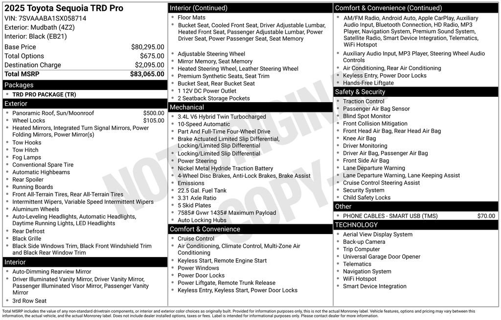Used 2025 Toyota Sequoia TRD Pro image 37