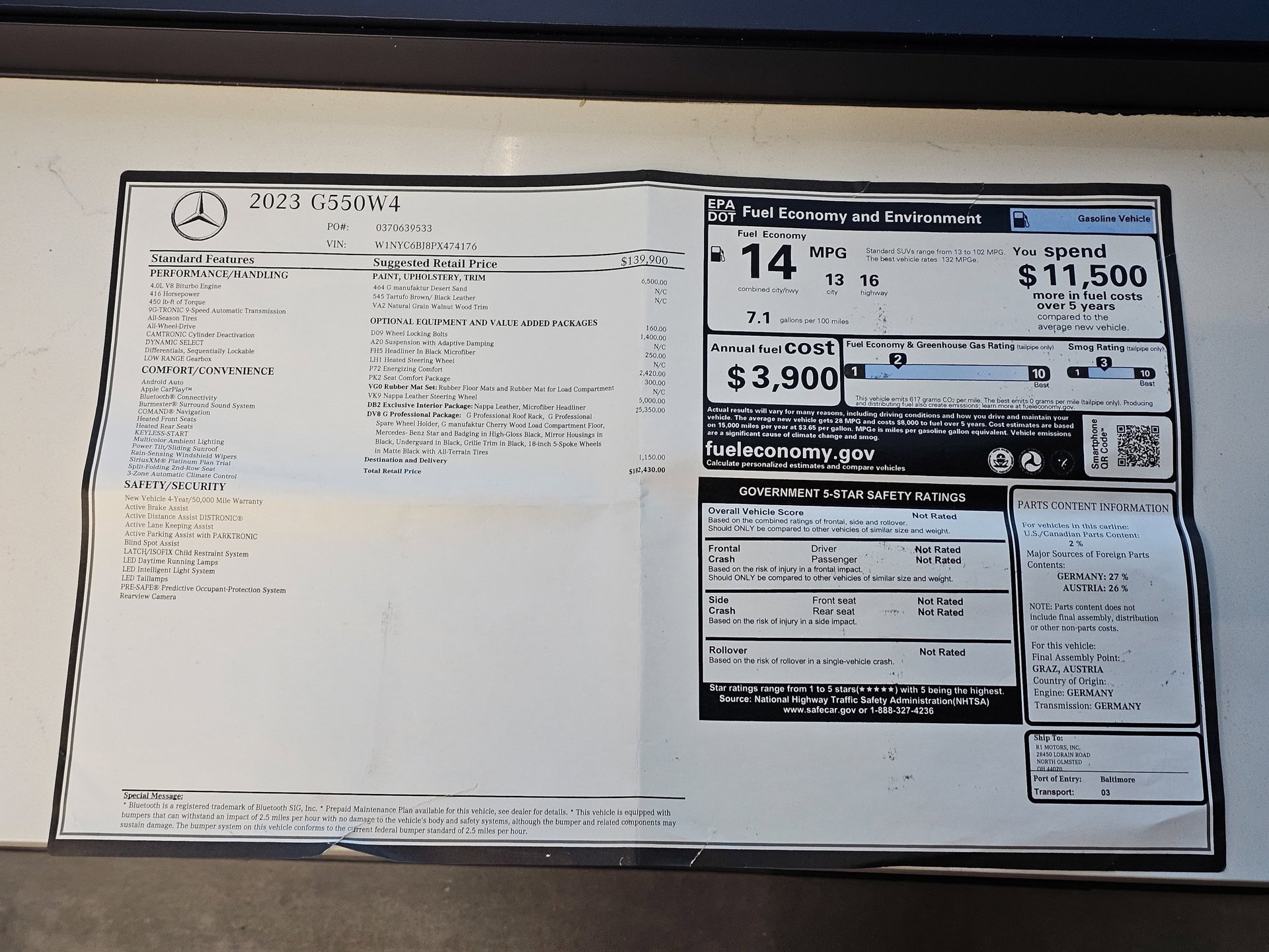 Used 2023 Mercedes-Benz G 550 image 47