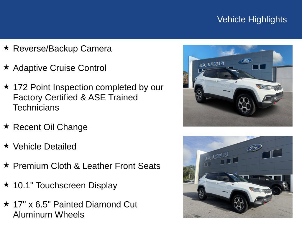 Used 2022 Jeep Compass Trailhawk AWD/4WD image 26