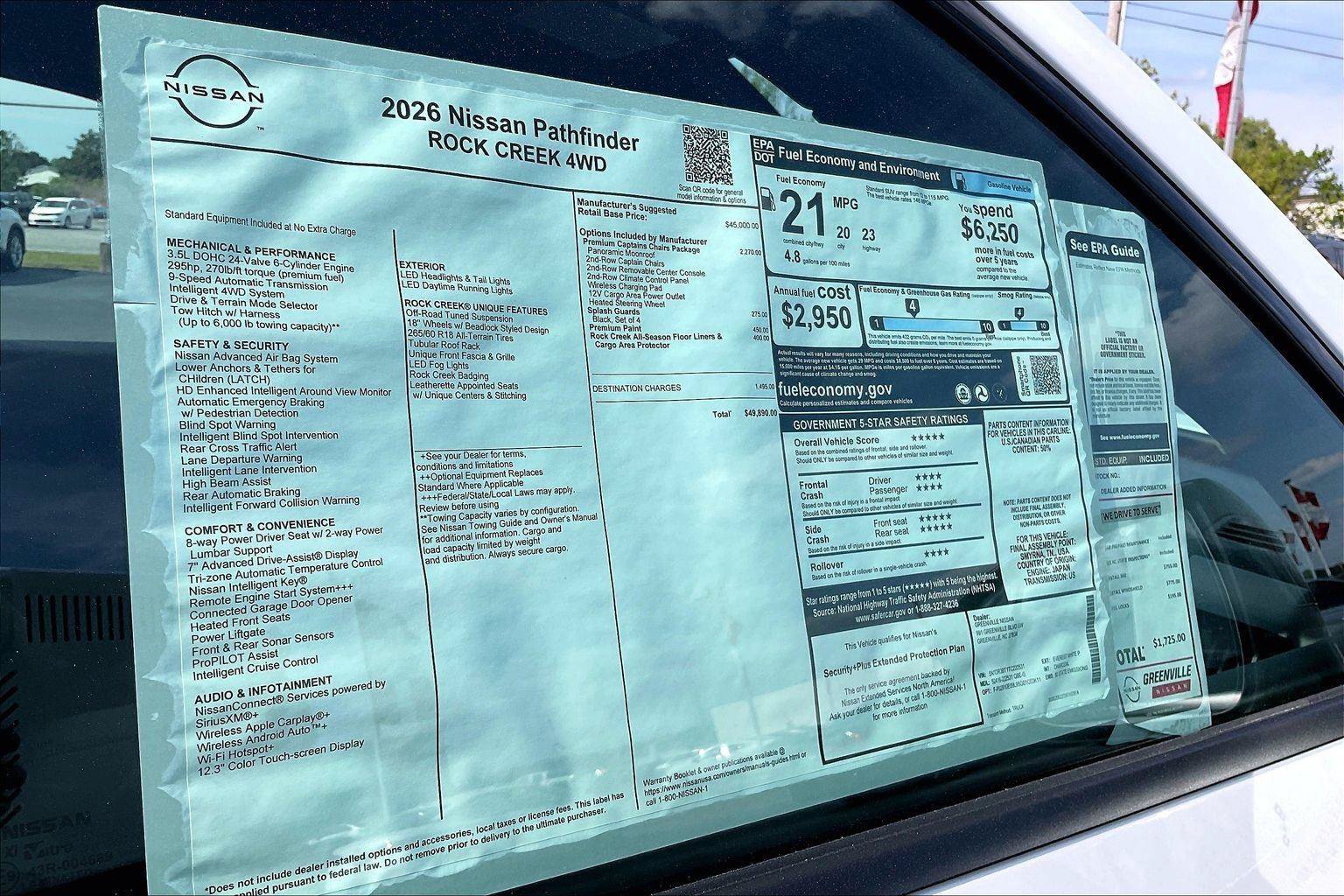 New 2026 Nissan Pathfinder Rock Creek w/ Rock Creek Premium Package AWD/4WD image 15