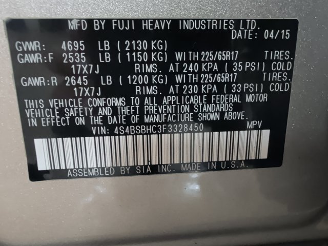 Used 2015 Subaru Outback 2.5i Premium AWD/4WD image 25