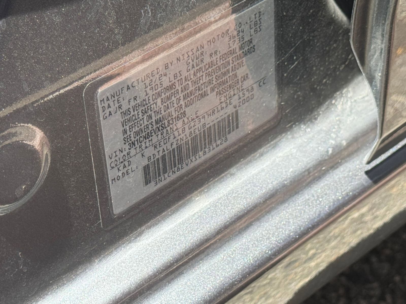 Used 2025 Nissan Versa SV FWD image 28