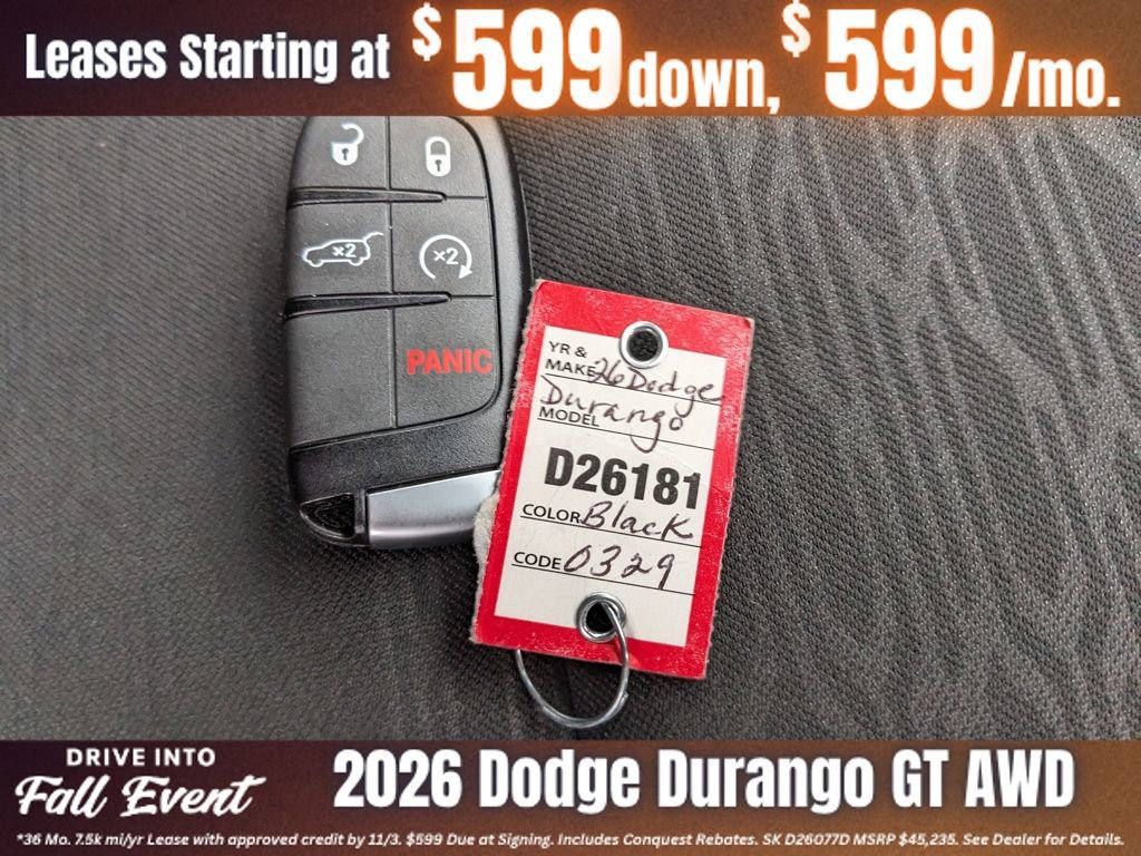 New 2026 Dodge Durango GT image 32