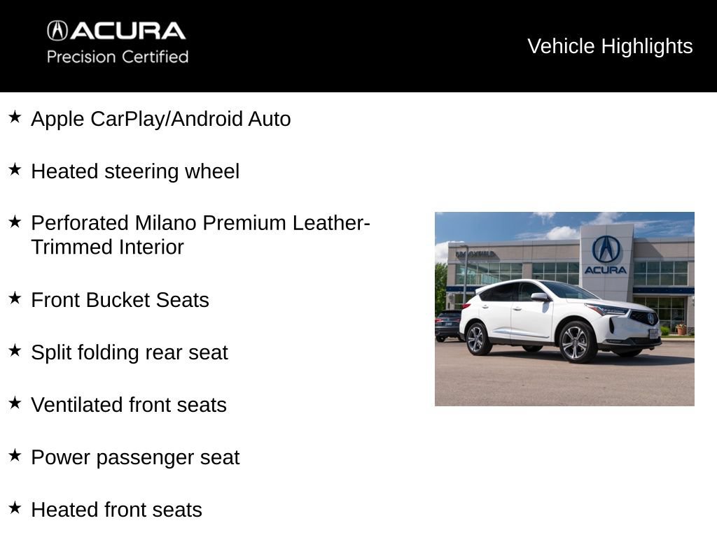 Certified 2024 Acura RDX SH-AWD w/ Advance Package image 21