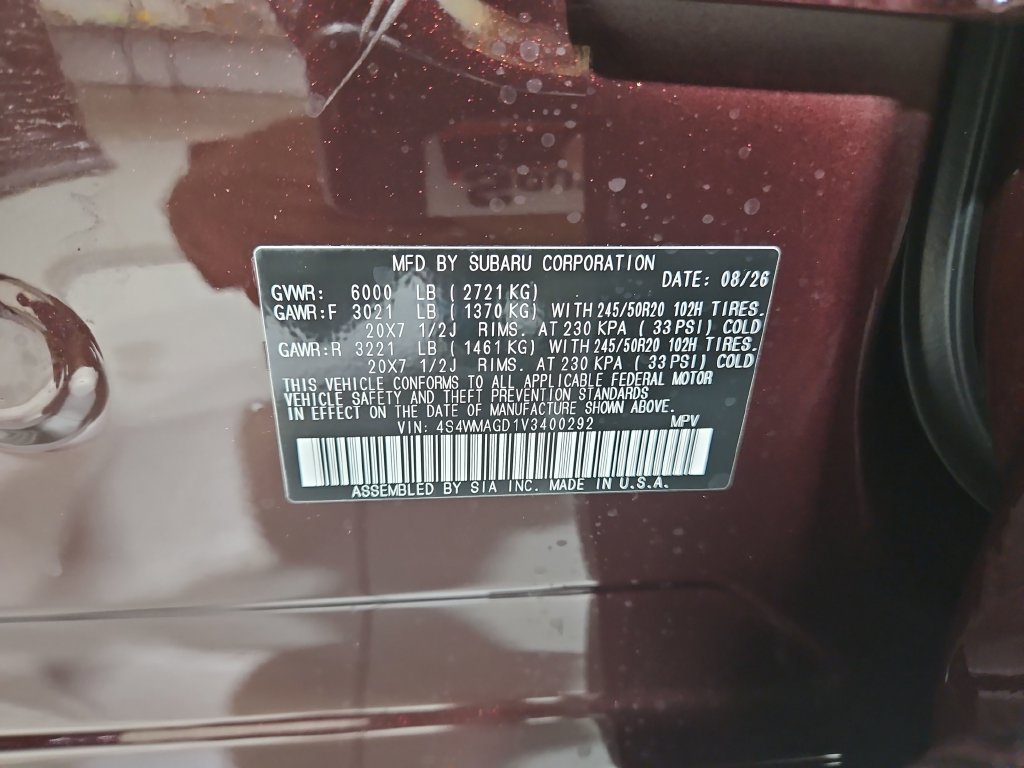 New 2027 Subaru Ascent Limited AWD/4WD image 30