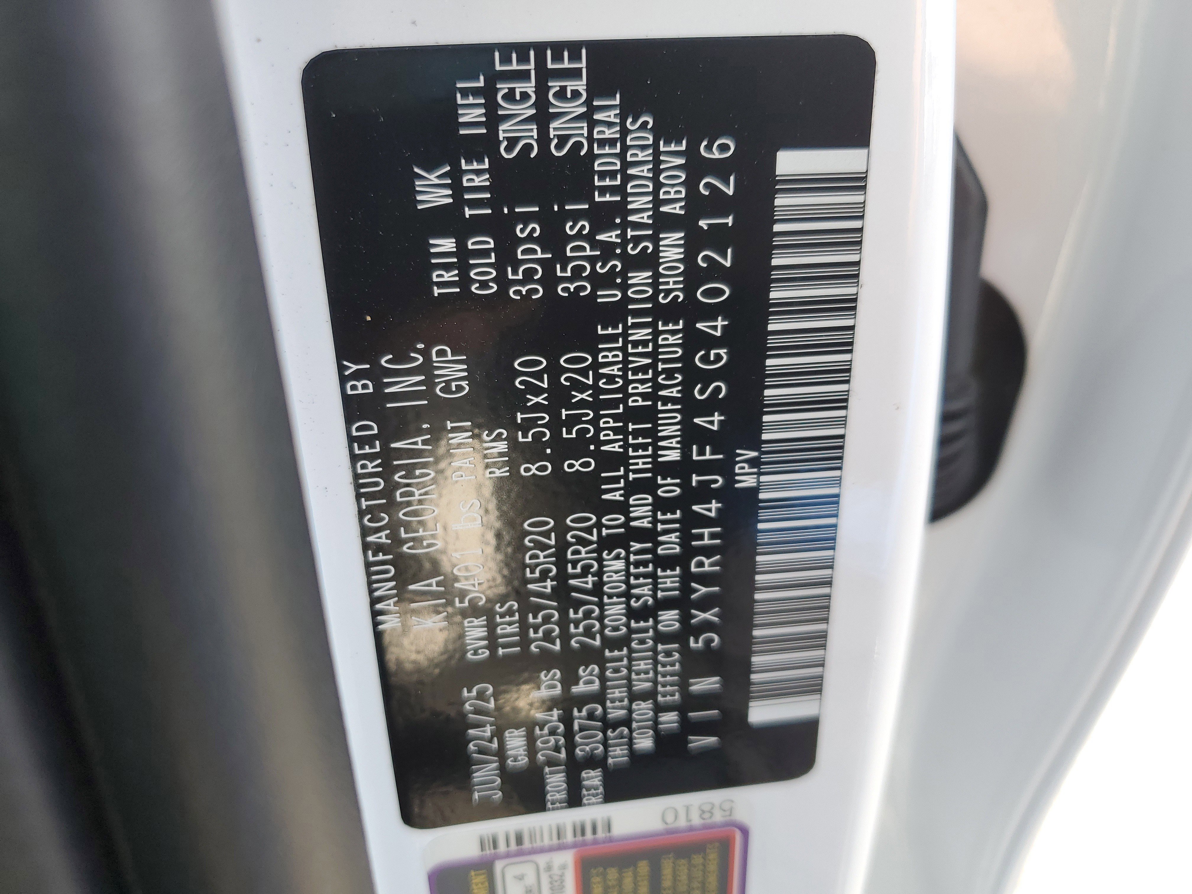 Used 2025 Kia Sorento EX image 33