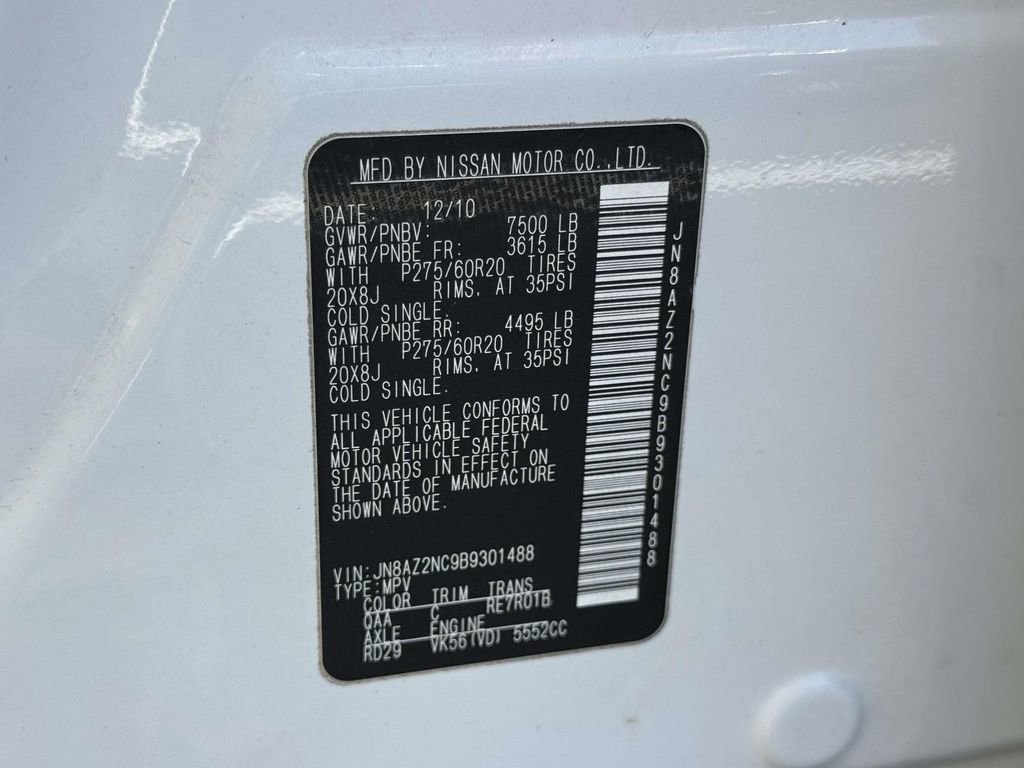 Used 2011 INFINITI QX56 4WD w/ Theater Pkg image 30