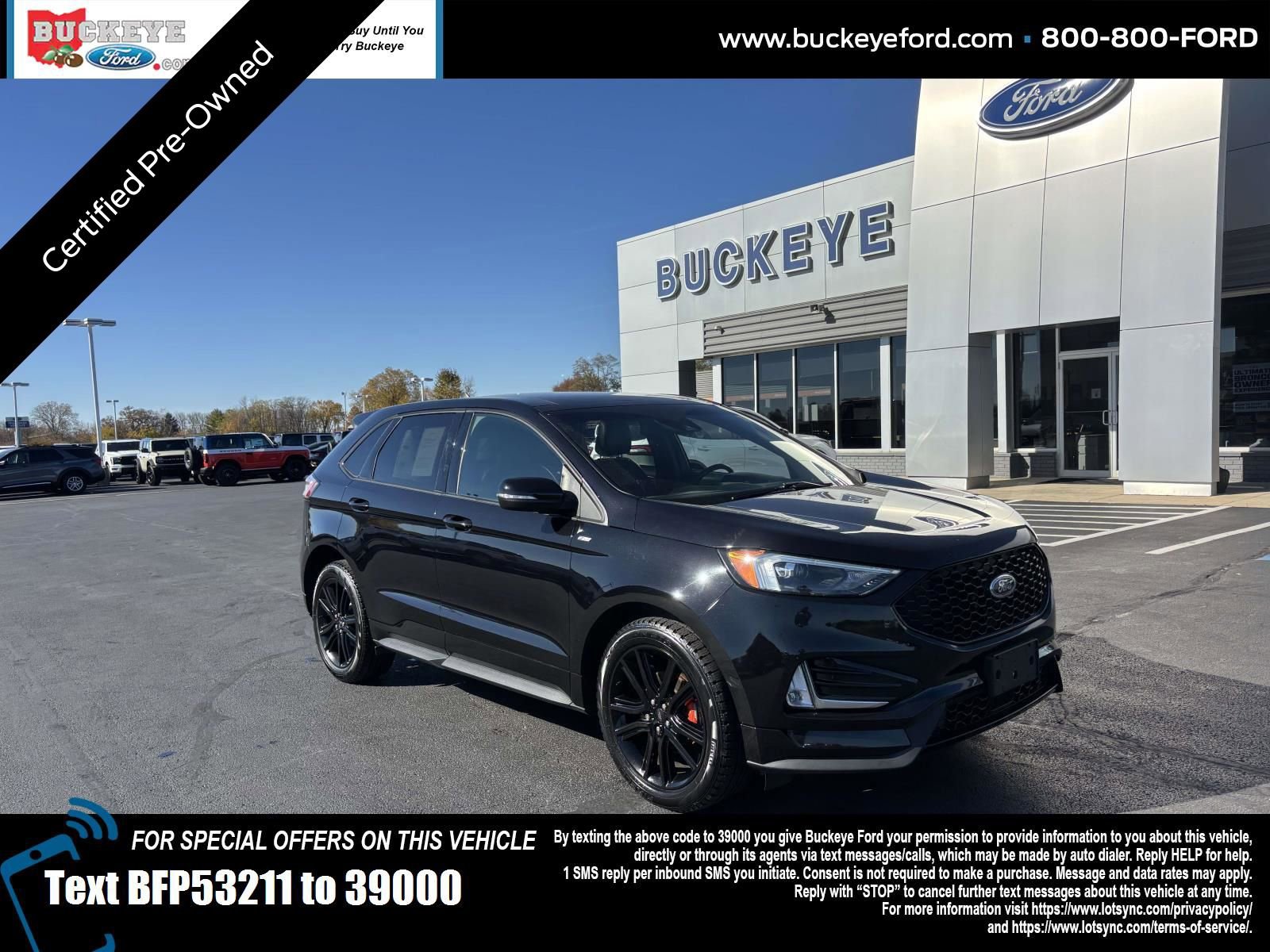 Certified 2020 Ford Edge ST-Line w/ Cold Weather Package