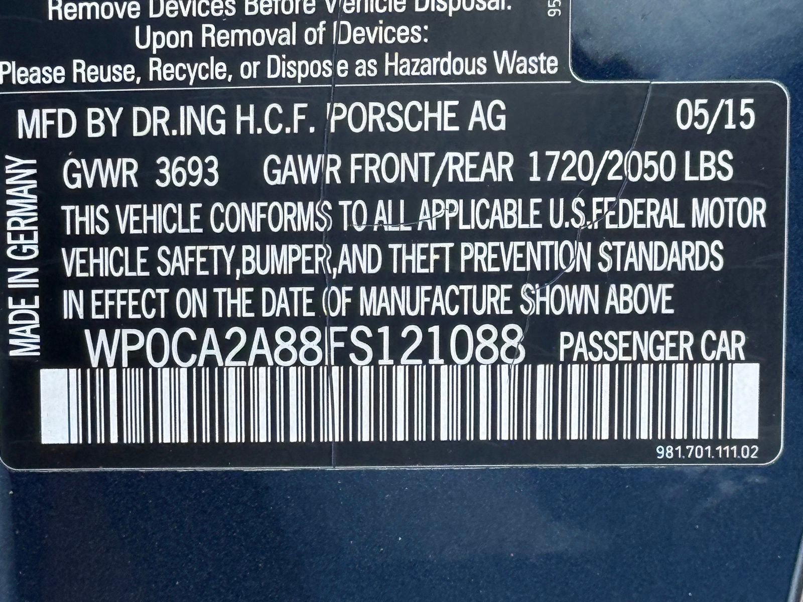 Used 2015 Porsche Boxster image 40