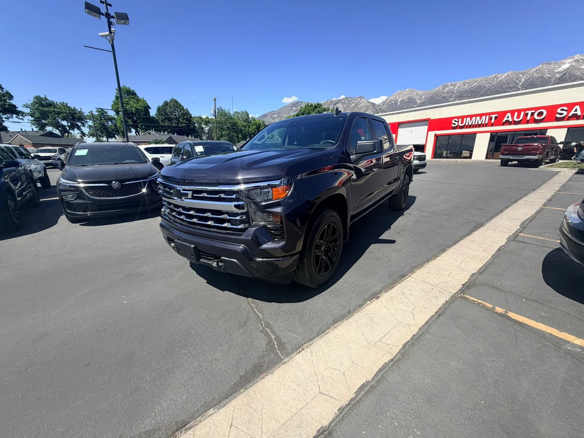 Used 2023 Chevrolet Silverado 1500 Custom w/ LPO, Dark Essentials Package AWD/4WD image 8