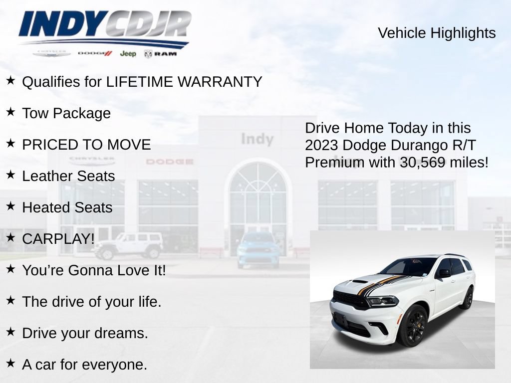 Used 2023 Dodge Durango R/T w/ Hemi Orange Plus Package AWD/4WD image 6