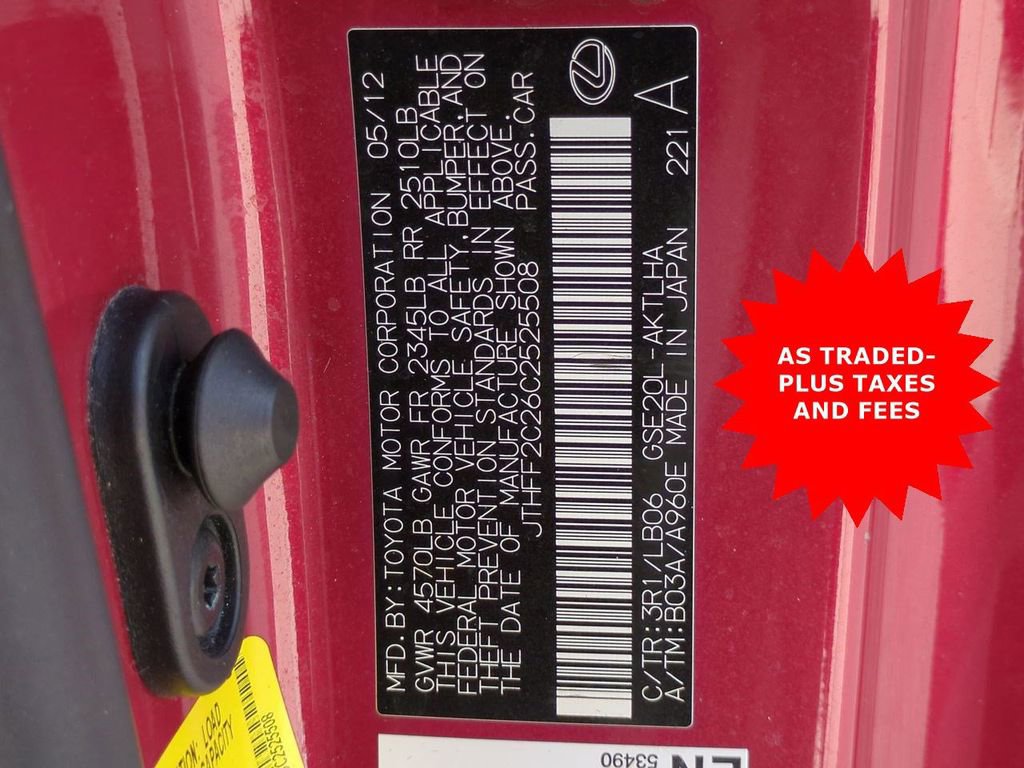 Used 2012 Lexus IS 250C image 28