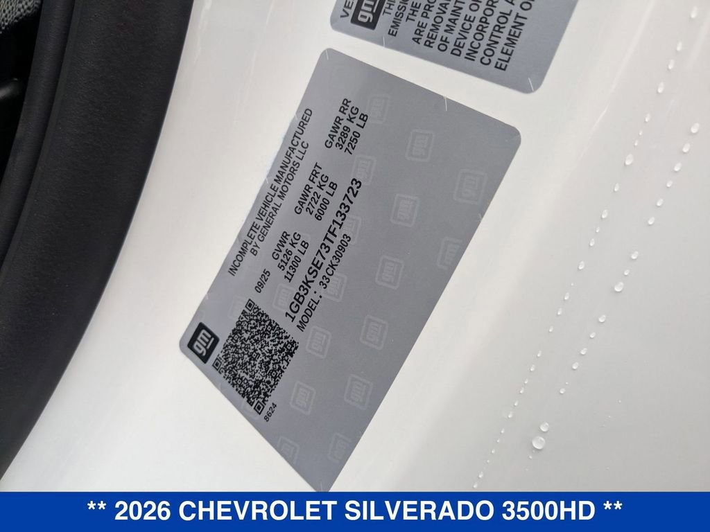 New 2026 Chevrolet Silverado 3500 W/T w/ WT Convenience Package image 33