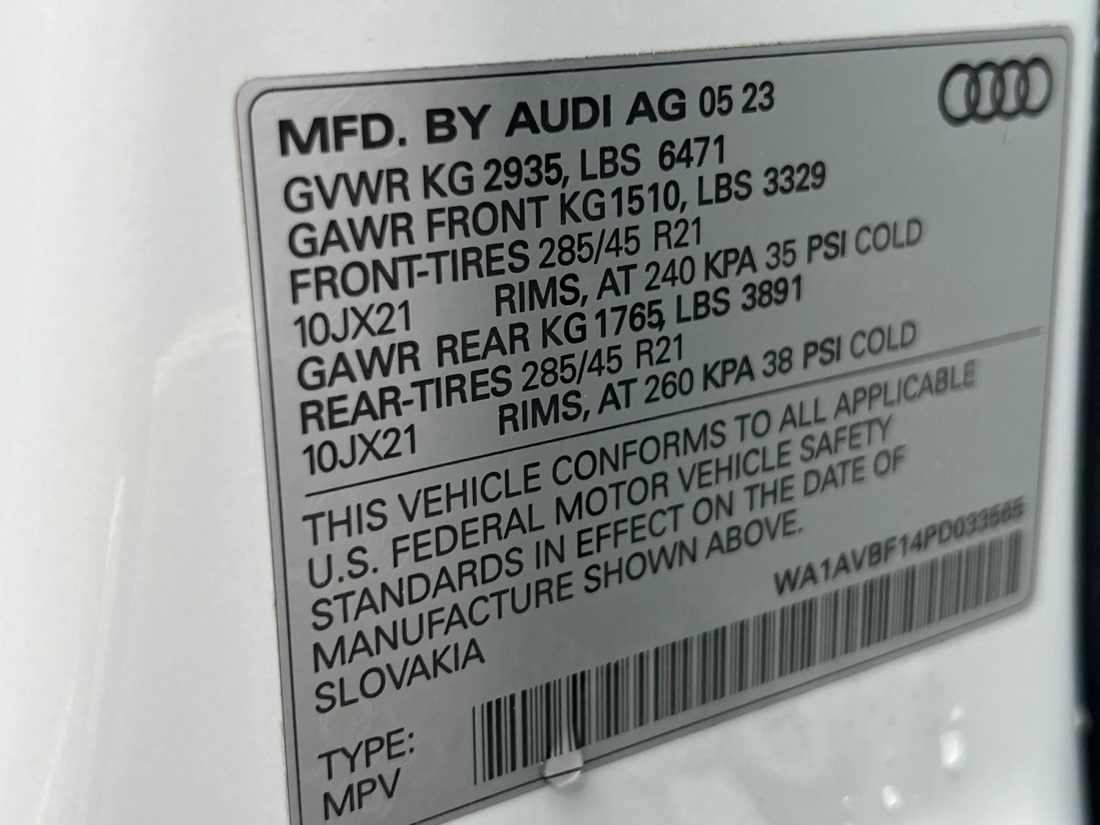 Used 2023 Audi Q8 Premium w/ Convenience Package AWD/4WD image 13