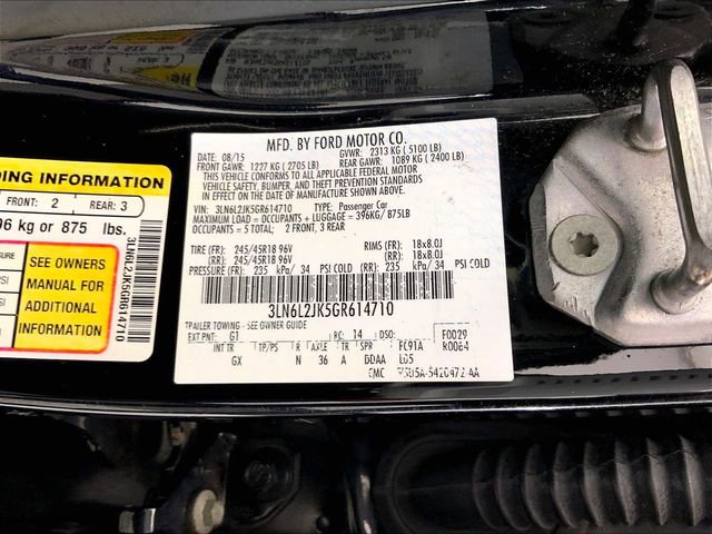 Used 2016 Lincoln MKZ AWD w/ Equipment Group 300A Reserve image 32