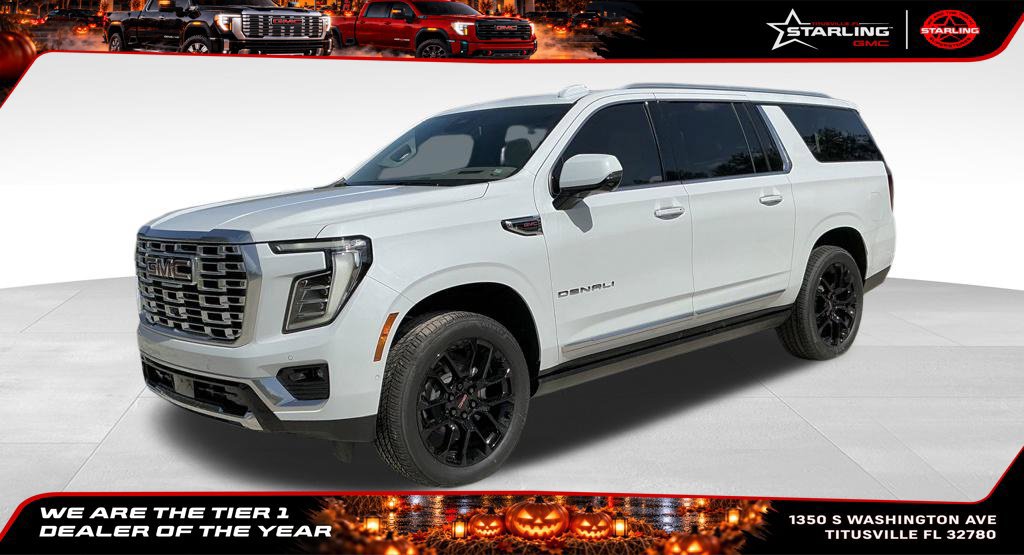 New 2026 GMC Yukon XL Denali w/ Sun & Power Step Package AWD/4WD 360° Tour