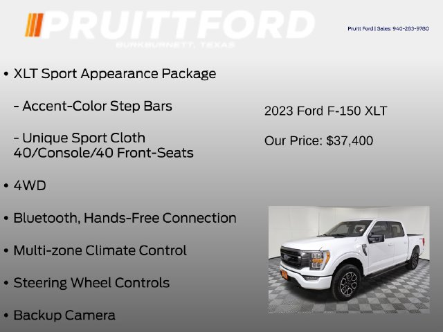 Used 2023 Ford F150 XLT w/ Equipment Group 302A High AWD/4WD image 25