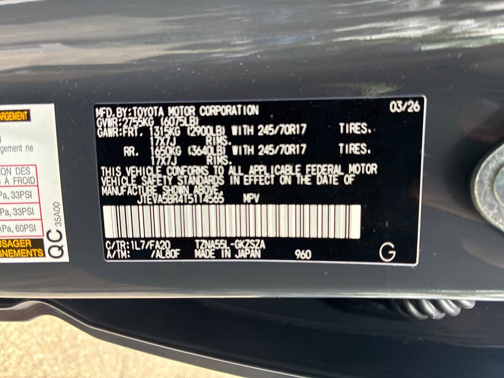 New 2026 Toyota 4Runner SR5 AWD/4WD image 50